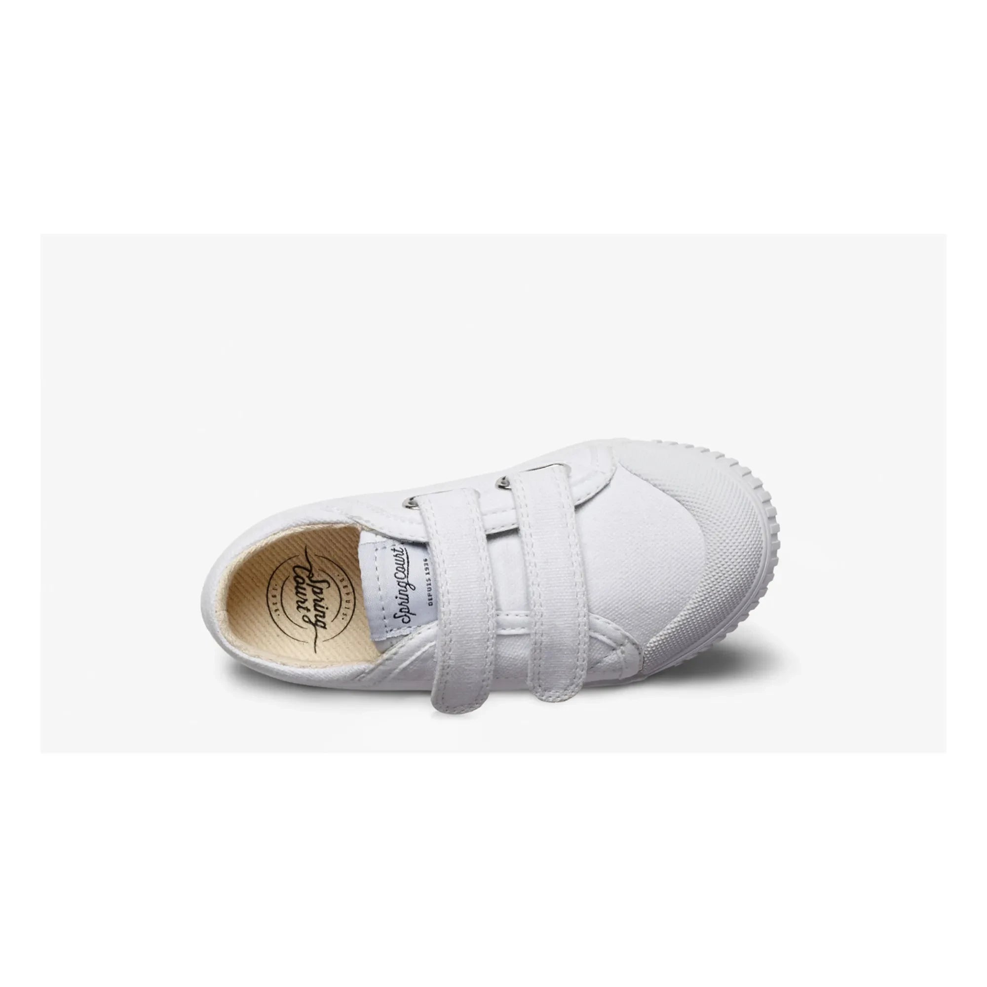 Spring Court - G2 Canvas Kratzfeste Low-Top Sneaker | Weiß