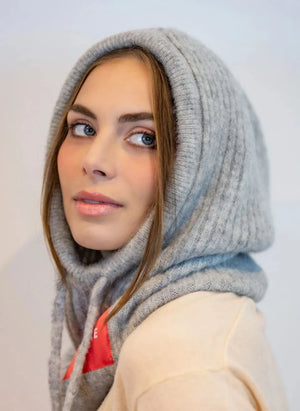 K'puche - Khira Alpaka Kapuzen Sweatshirt | Grau