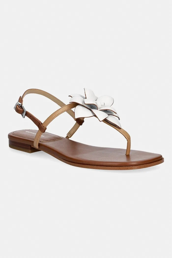 MICHAEL Michael Kors Kadın Deri Sandalet Jacie Thong Sandal