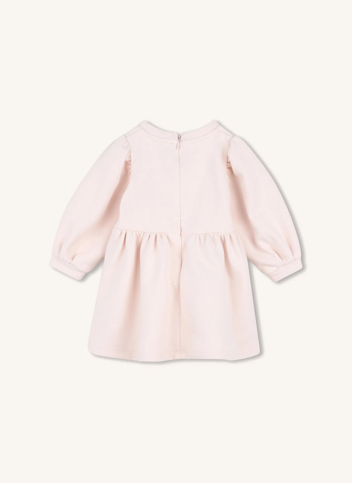 Chloé - Chloé Bio-Baumwoll-Fleecekleid | Pfirsich