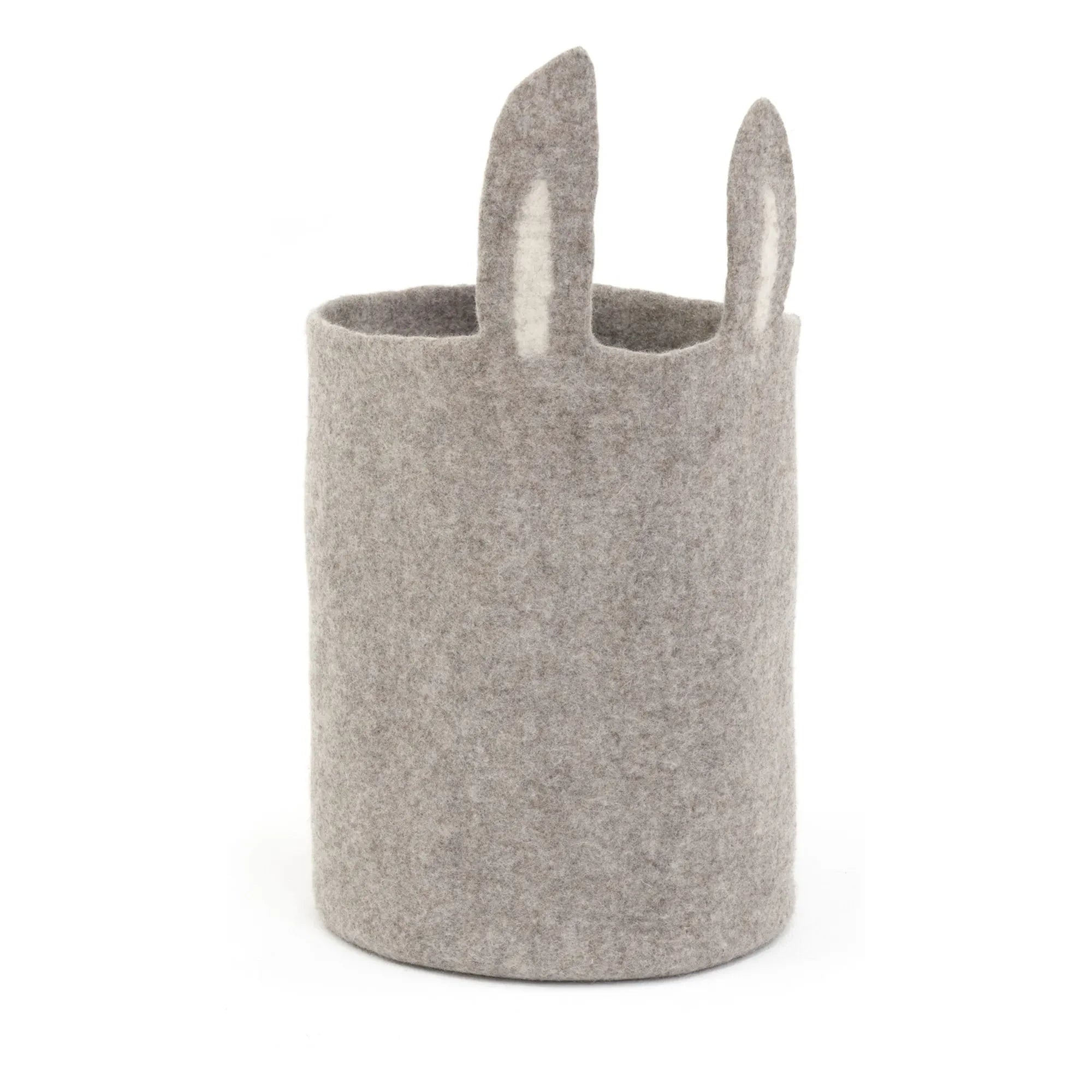 Muskhane - Kaninchen-Filzaufbewahrungskorb | Heather Grey