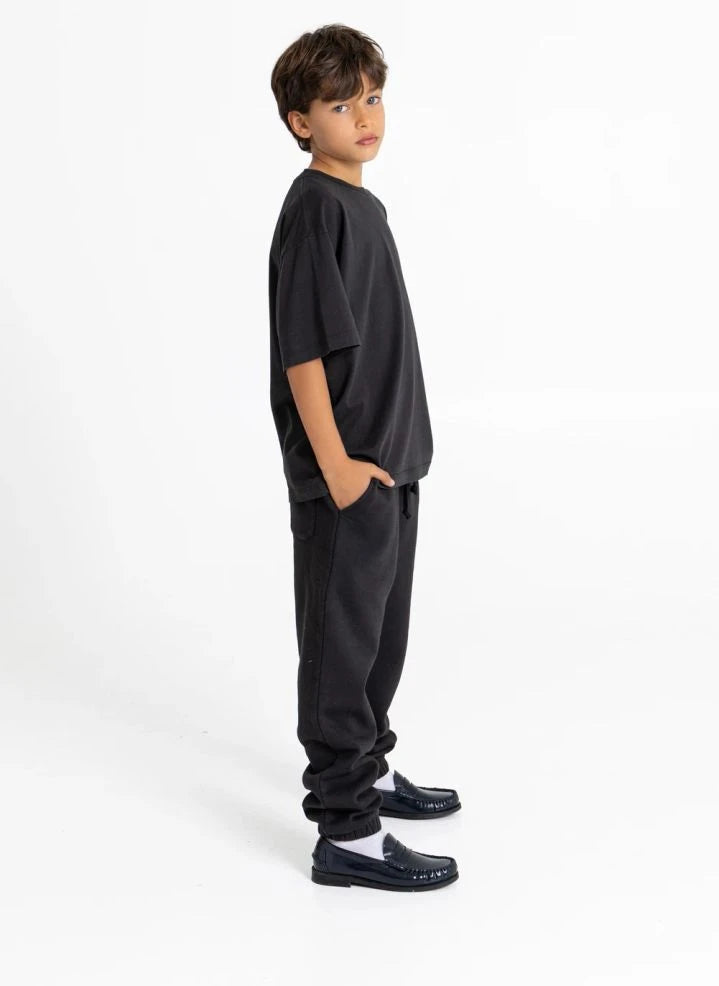 Smallable Kid - Rush Organische Baumwolle Jogger | Schwarz