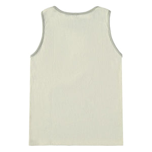 Risu Risu - Bio-Baumwoll-Ringer-Top | Ecru