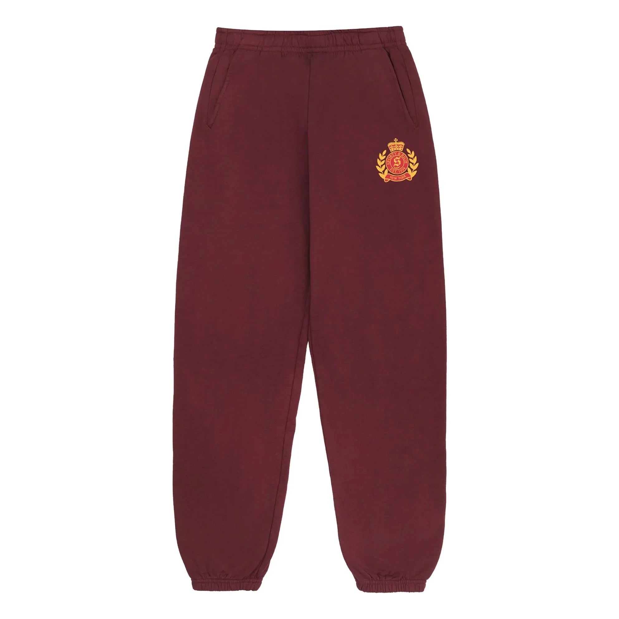 Sporty & Rich - Jogger NY Health Crest | Bordeaux