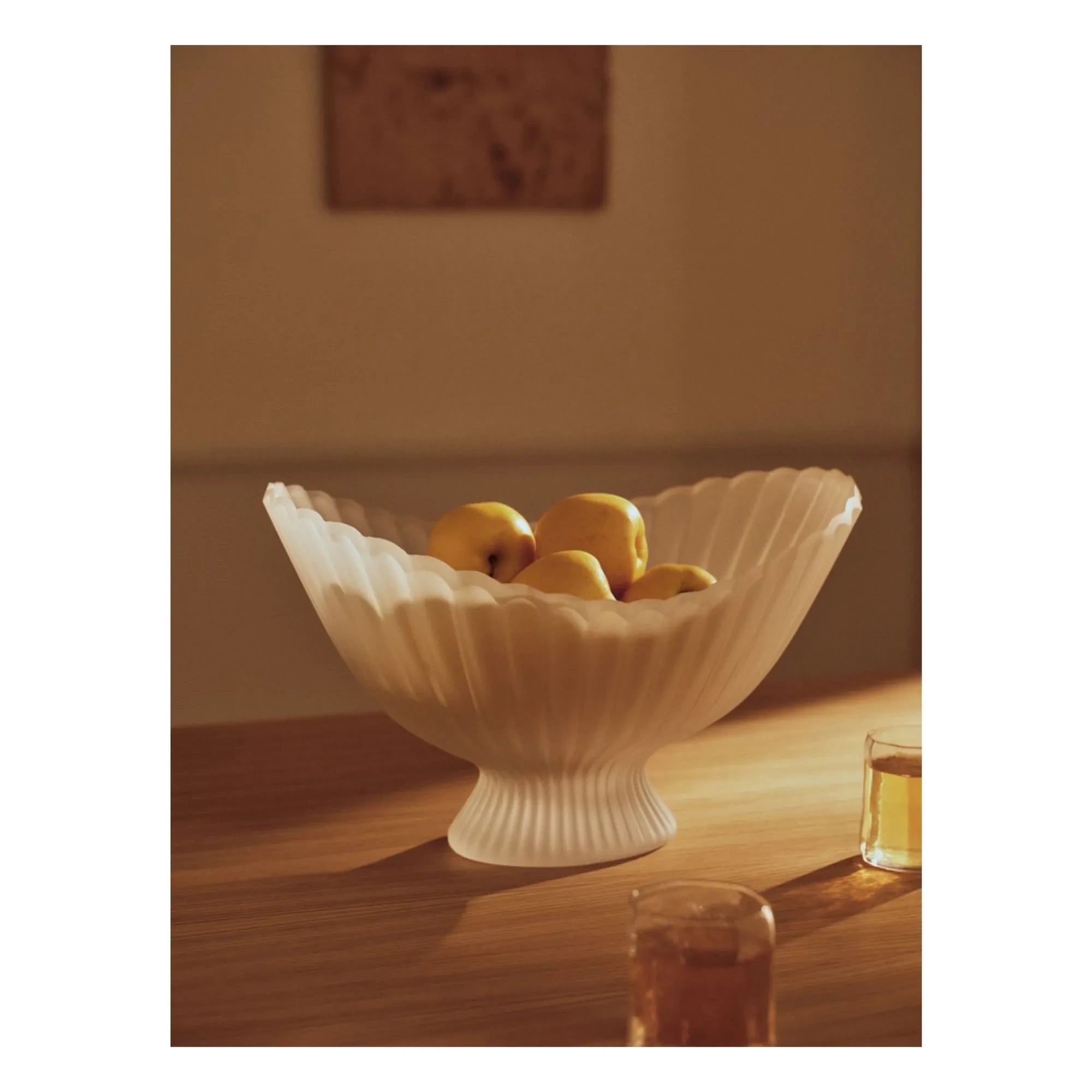 Ferm Living - Spritzglas-Schüssel | Weiß