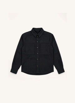 Leon & Harper - Carisa Yün Overshirt | Lacivert