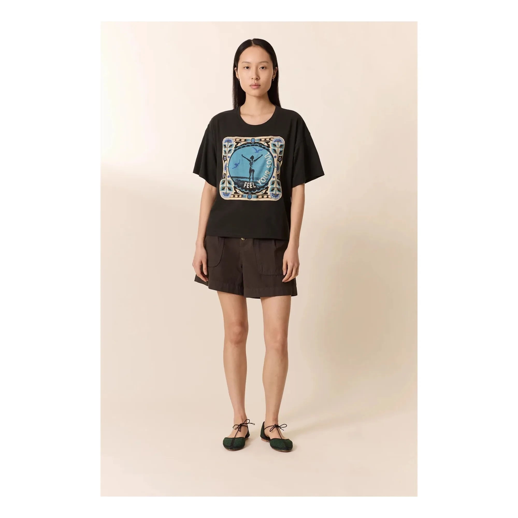 Leon & Harper - T-Shirt Soul Bio-Baumwolle | Schwarz