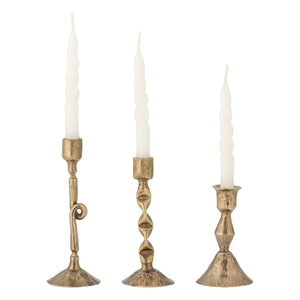 Bloomingville - Efsa Metallkerzenhalter - 3er Set | Messing