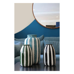 Maison Sarah Lavoine - Riviera Dekorative Vase | Sarah Blau