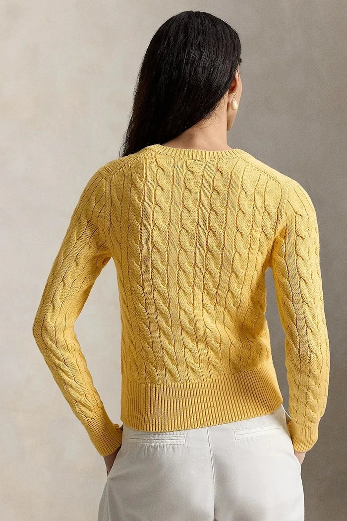 Polo Ralph Lauren kadın pamuklu yelek COTTON-LSL-CRD