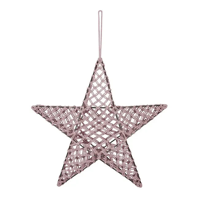 Nummer 74 – Makramee-Sternenlampe | Altrosa S007