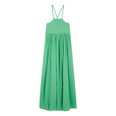 Leon & Harper - Romee Kleid aus Bio-Baumwolle | Wassergrün