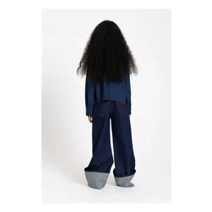 Finger in the nose - Crush Kurzes Jeanshemd | Denim brut