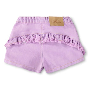 Molo - Agnetha Jeans-Rüschenshorts | Lila