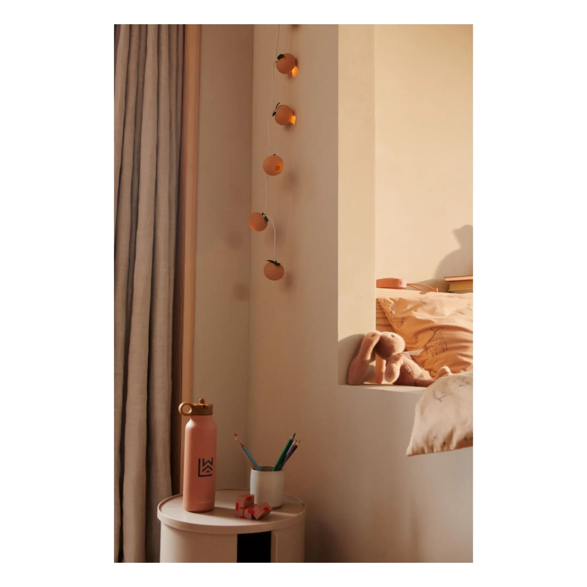 Liewood - Falk Edelstahl-Wasserflasche - 500 ml | Tuscany rose multi mix