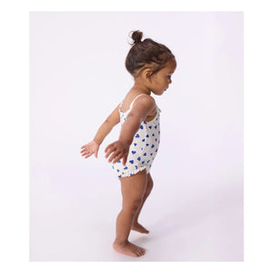 Petit Bateau - Cœurs Badeanzug | Weiß