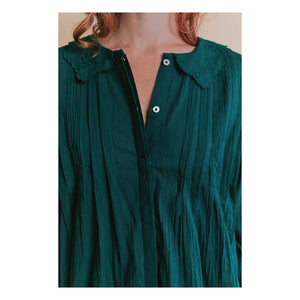 Emile et Ida - Elisabeth Vintage Bluz | Orman Yeşili