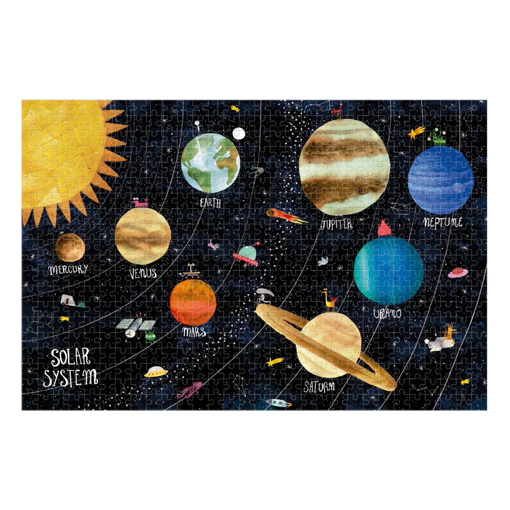 Londji - Micro Puzzle: Entdecke die Planeten - 600 Teile