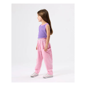 Goldie + Ace - Geripptes Tanktop mit Kontrastsaum | Lila