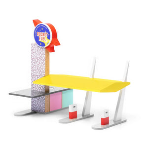 Candylab - Ahşap Benzin İstasyonu