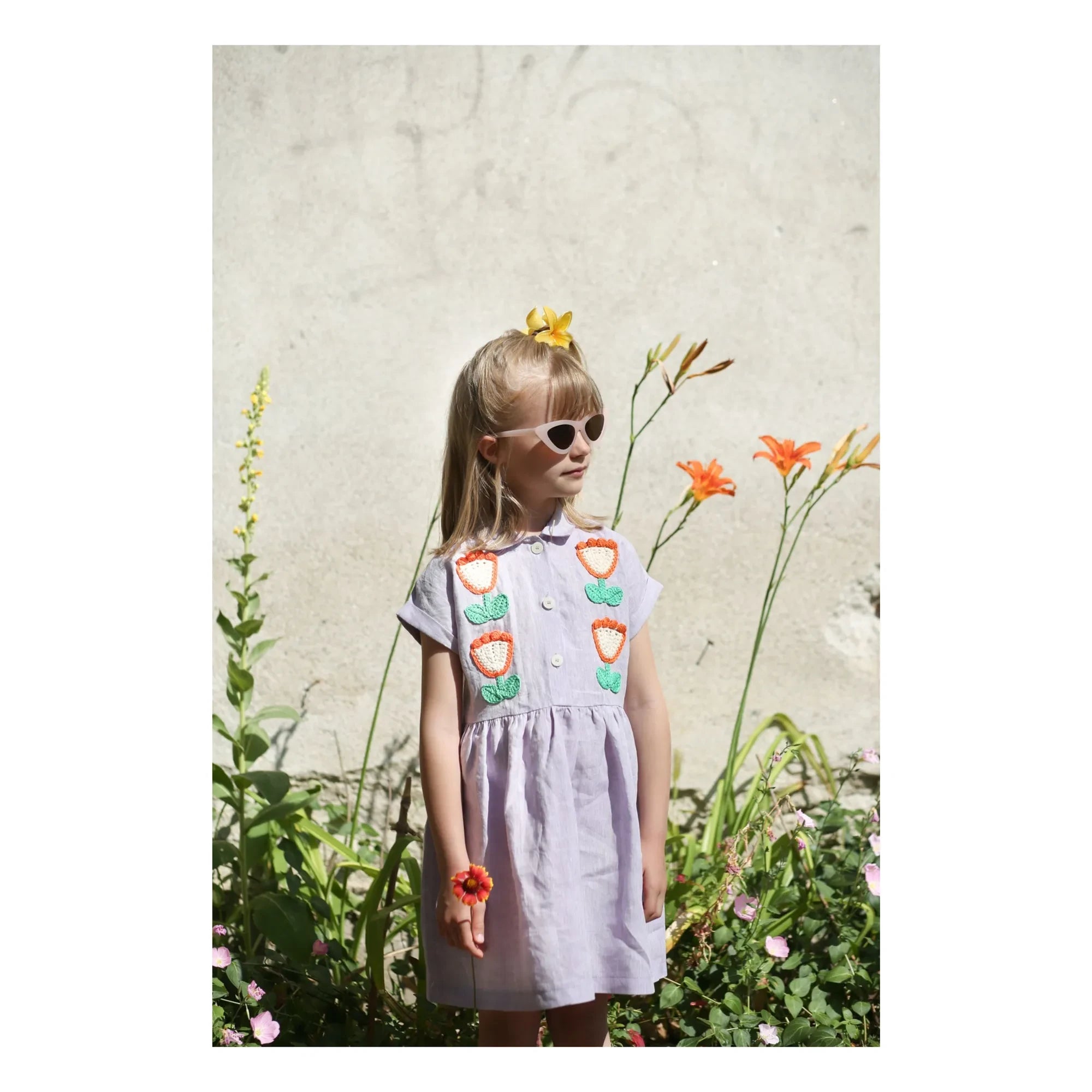 Kalinka - Mila Leinen Kleid | Mauve