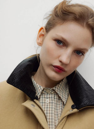 the new society - Flint Jacke aus Bio-Baumwolle | Beige
