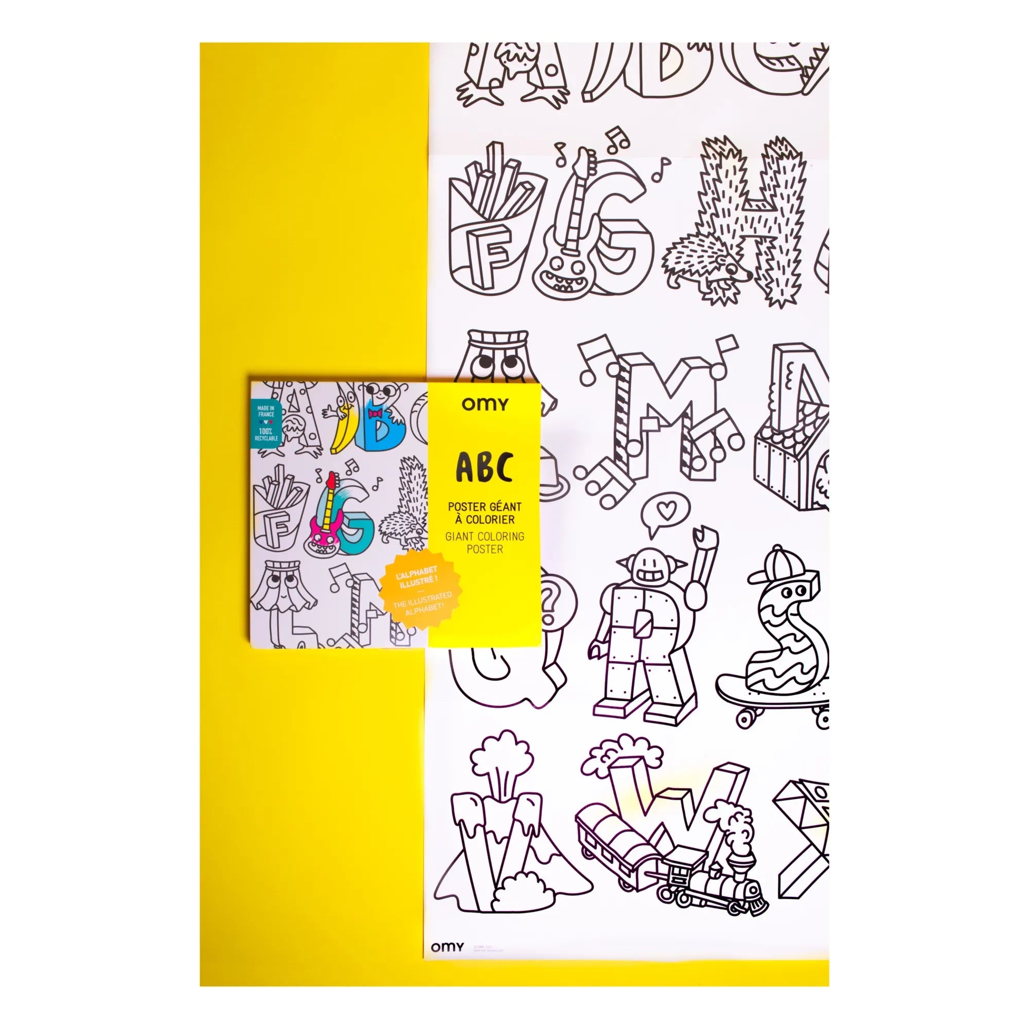 Omy - Riesen-ABC-Malposter