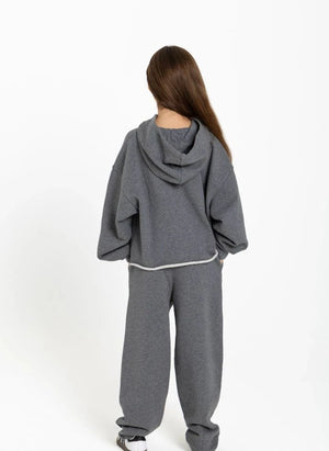 Finger in the nose - Bunny Sweatshirt | Melange grau