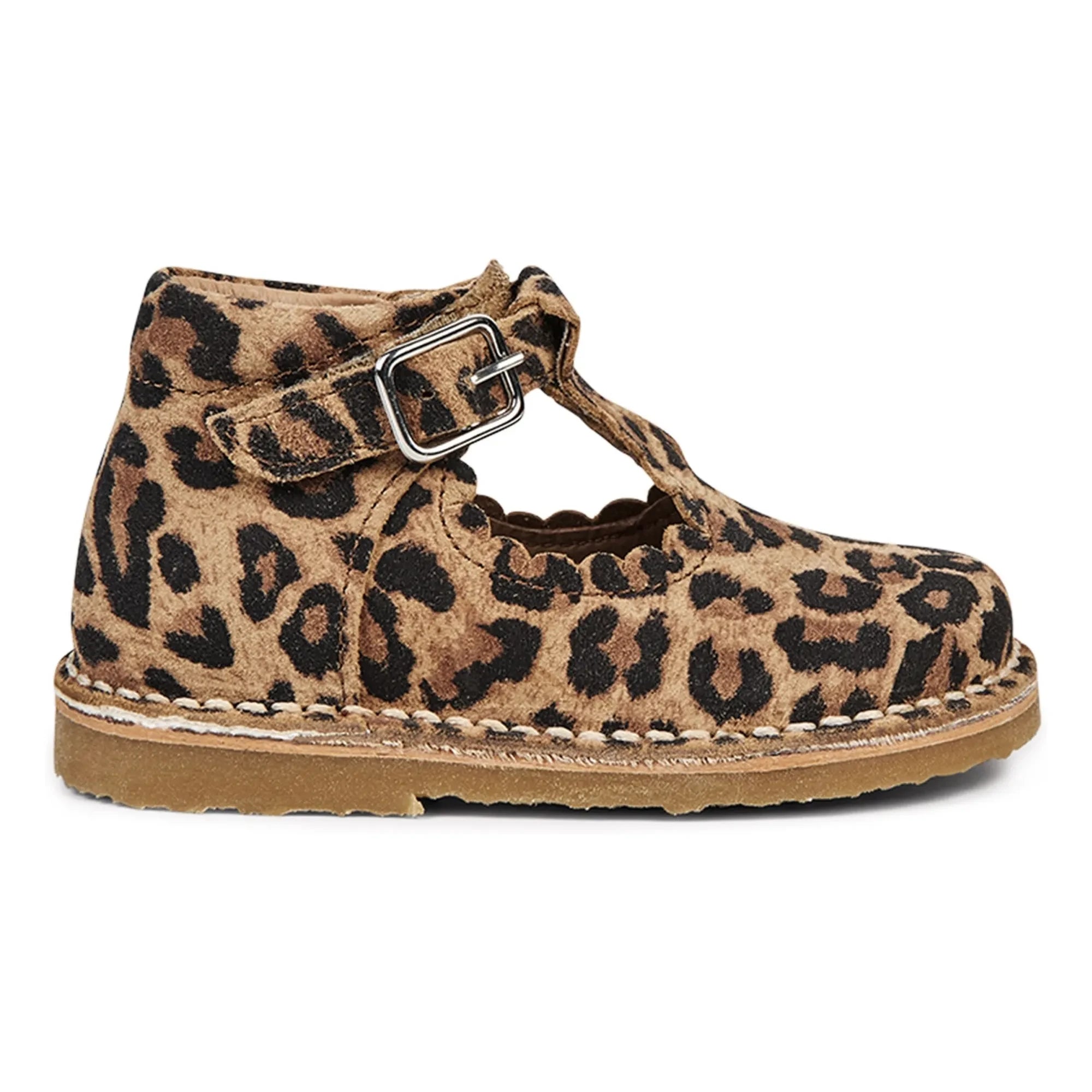 Petit Nord - T-Riemen-Leopardenslip | Braun