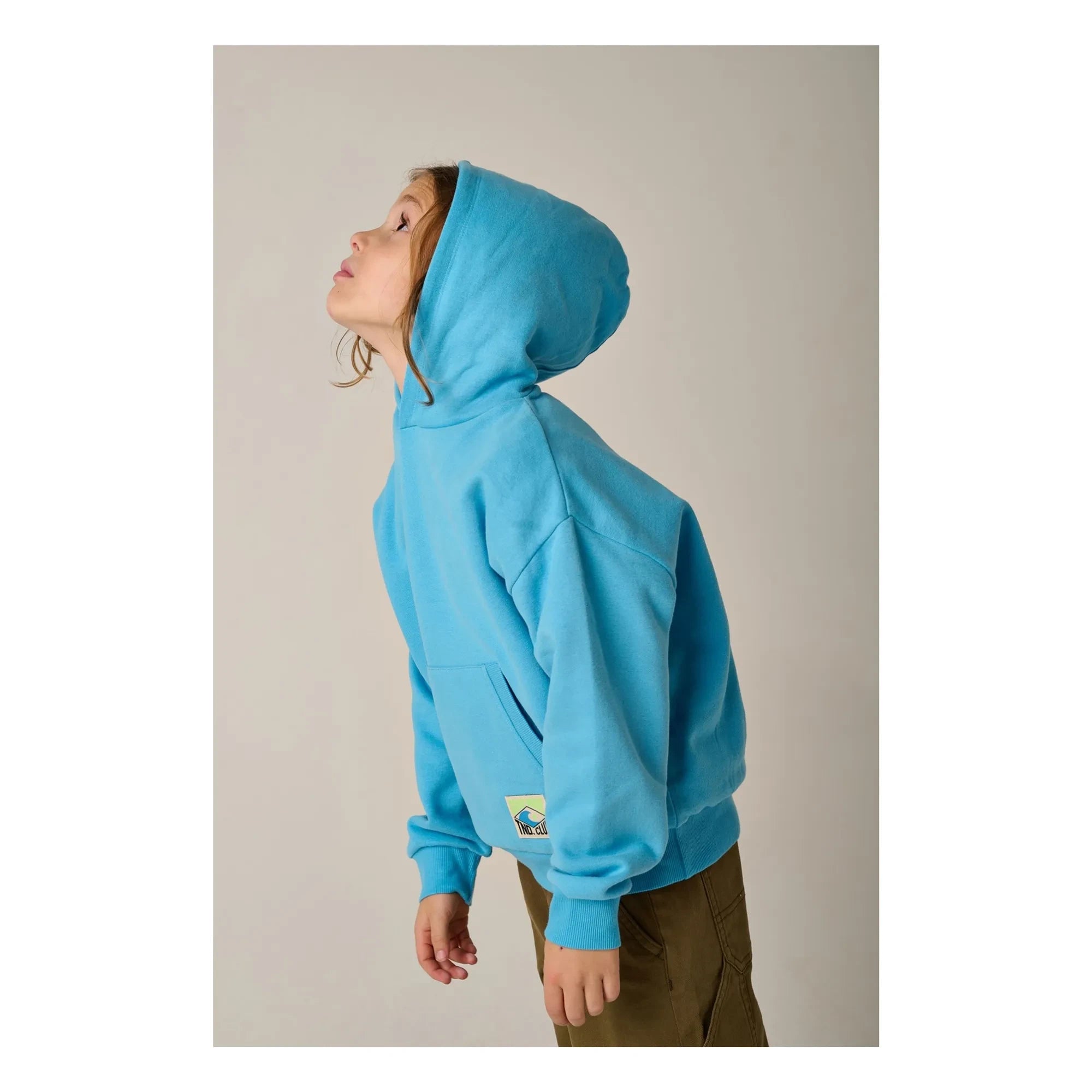 Tumble N'Dry - Tuzlu Bio-Baumwoll-Hoodie-Sweatshirt | Hellblau