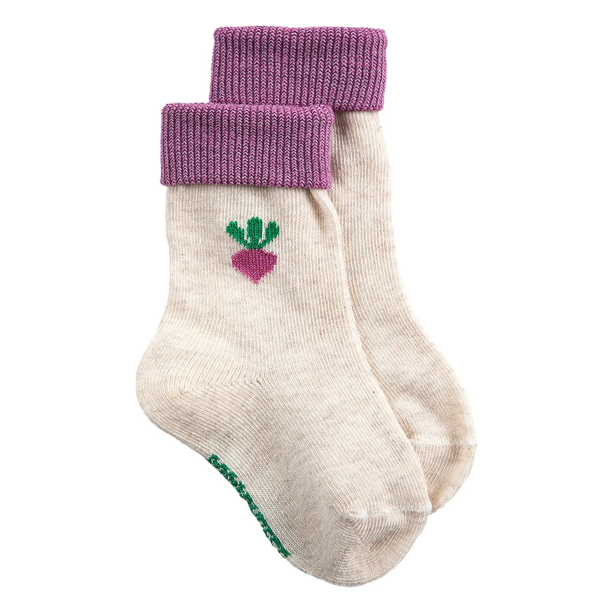 Bobo Choses - 2 Paar Bio-Baumwoll-Rübensocken | Lila