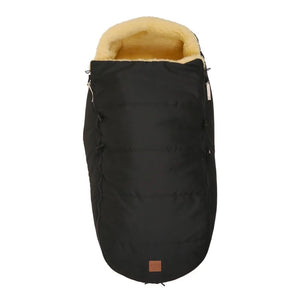 Kaiser - Premium Lammfellfußsack | Schwarz