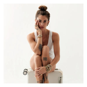 Sigal – Donut Baby Glänzende Ohrringe | Gold/Silber