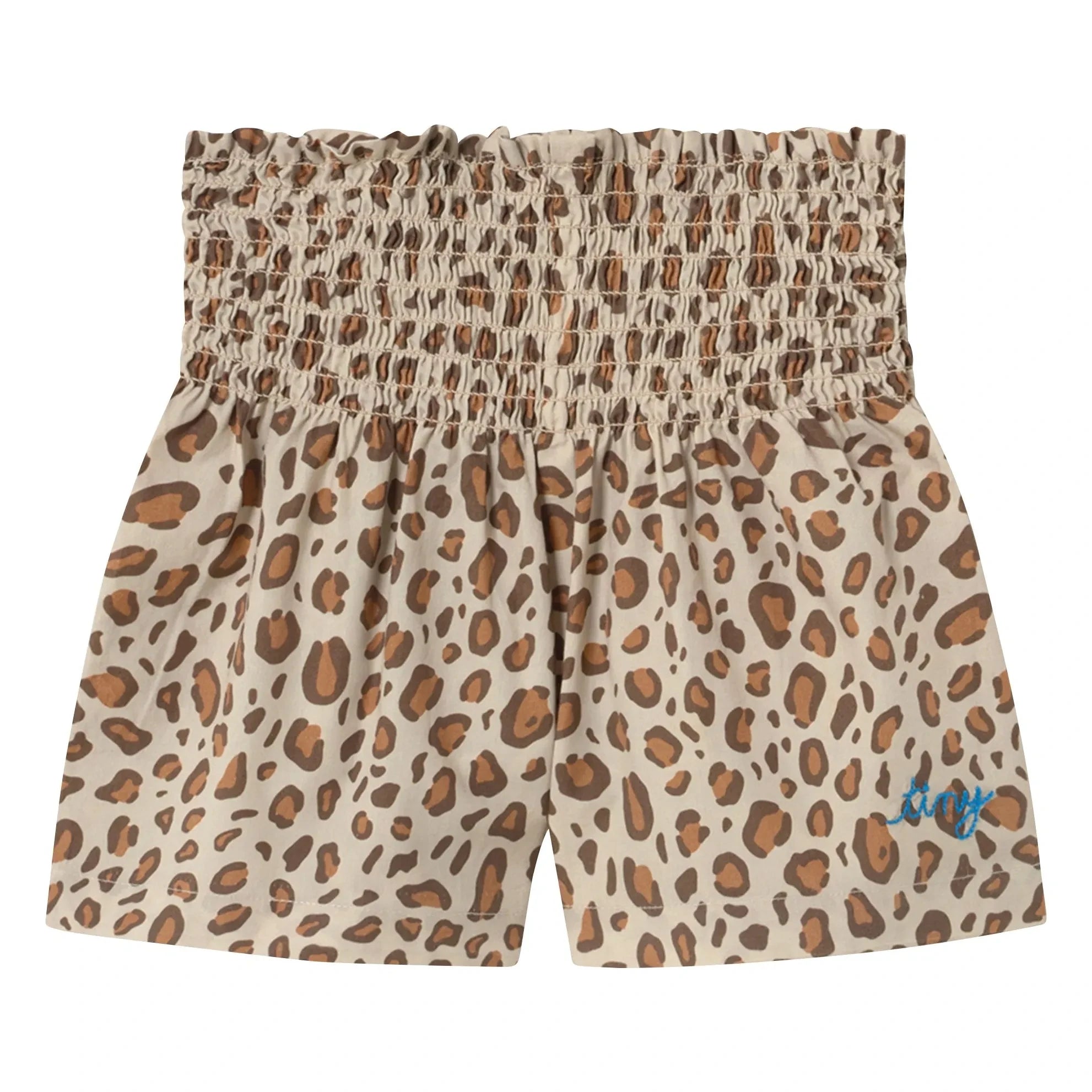 Tinycottons - Leoparden-Shorts | Braun