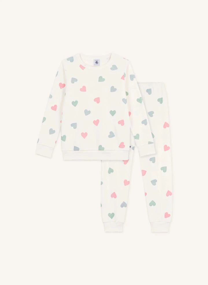 Petit Bateau - Kalpli Pijama Sünger Modal | Ekru