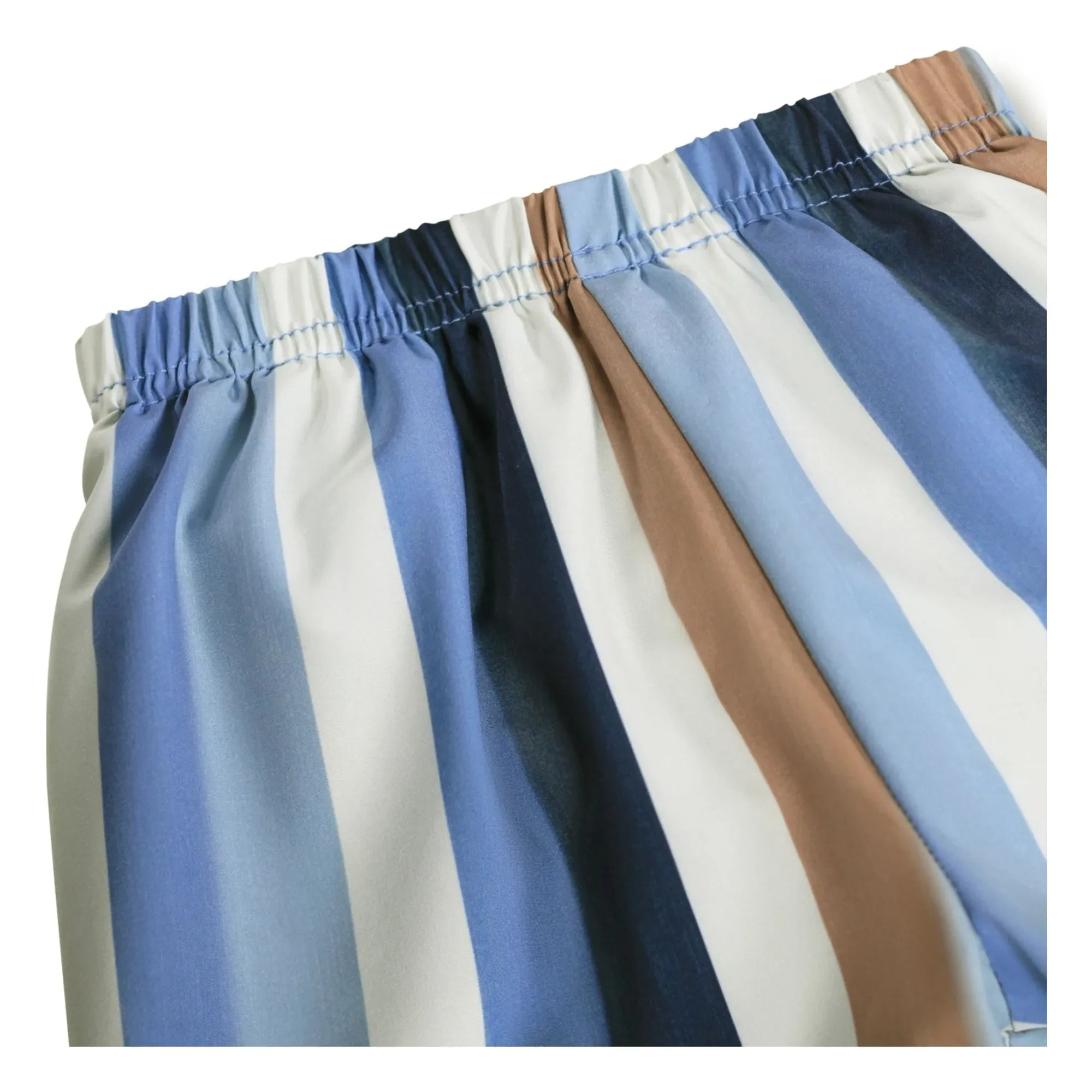 Molo - Newton Gestreifte Badeshorts aus recyceltem Material | Blau