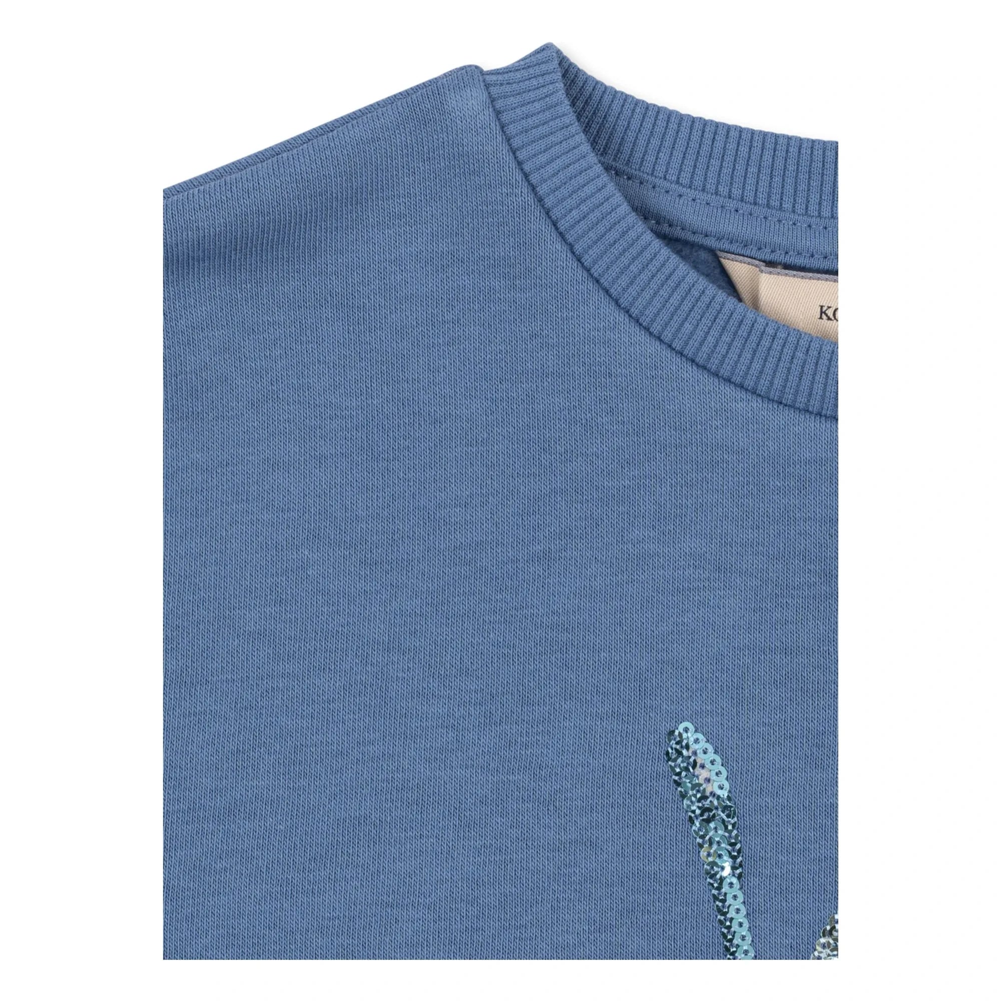 Konges Sløjd - Sweat Loumilla Glaces Bio-Baumwolle | Blau