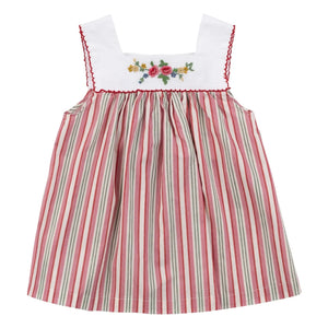 Babe & Tess – Gestreiftes Marta-Kleid | Rosa