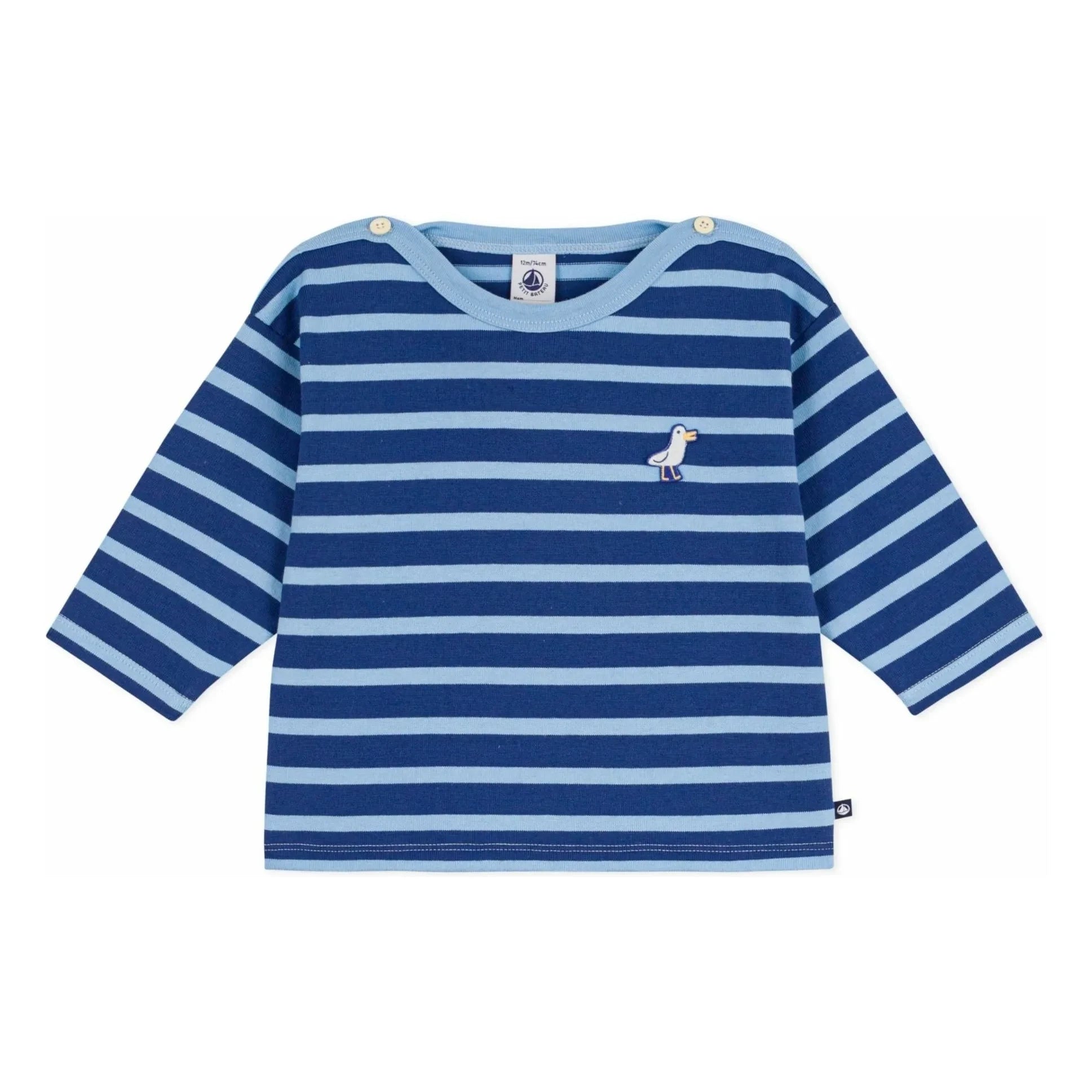 Petit Bateau - Seagull T-Shirt | Blau