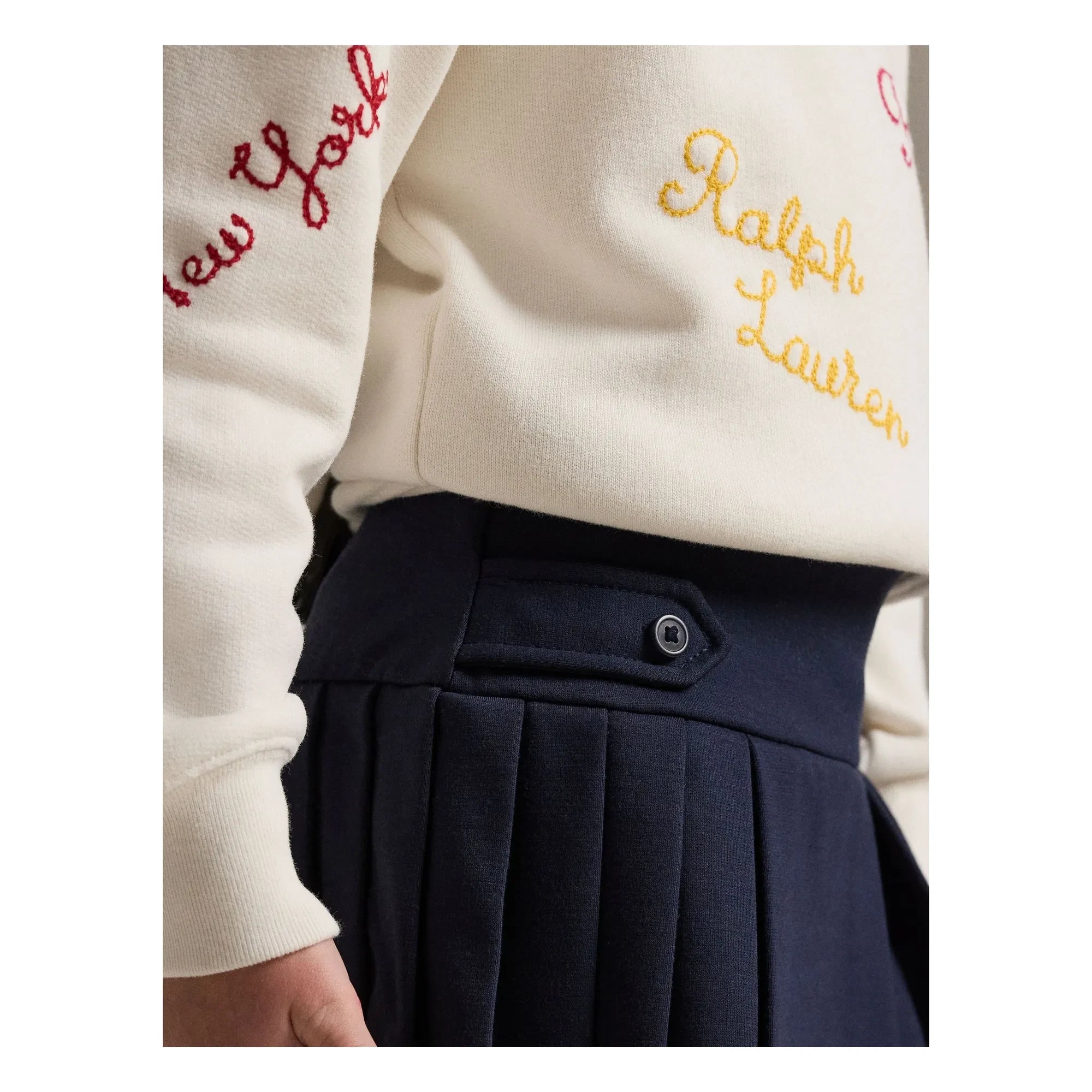 Ralph Lauren – Faltenrock | Marineblau