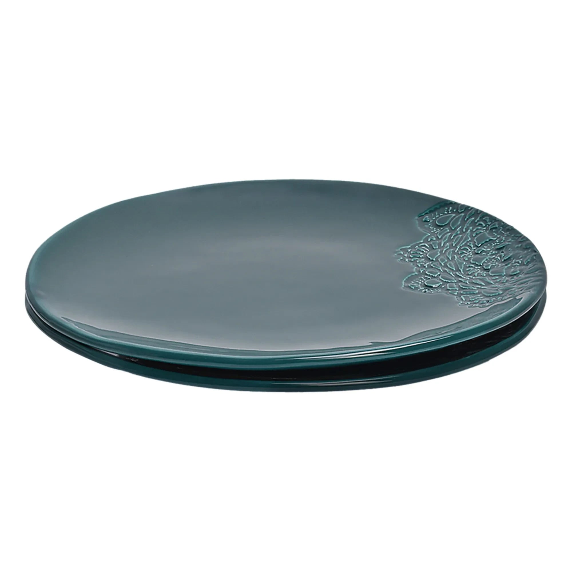 Maison Vessel – Blanca Häkelspitzenteller – 2er-Set | Jade