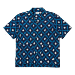 Universal Works - Chemise Deck Diamond | Dunkelblau