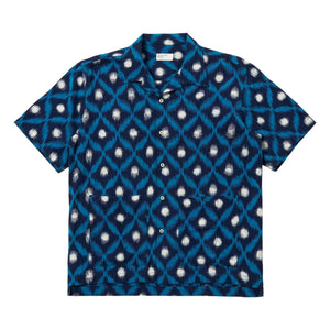 Universal Works - Chemise Deck Diamond | Dunkelblau