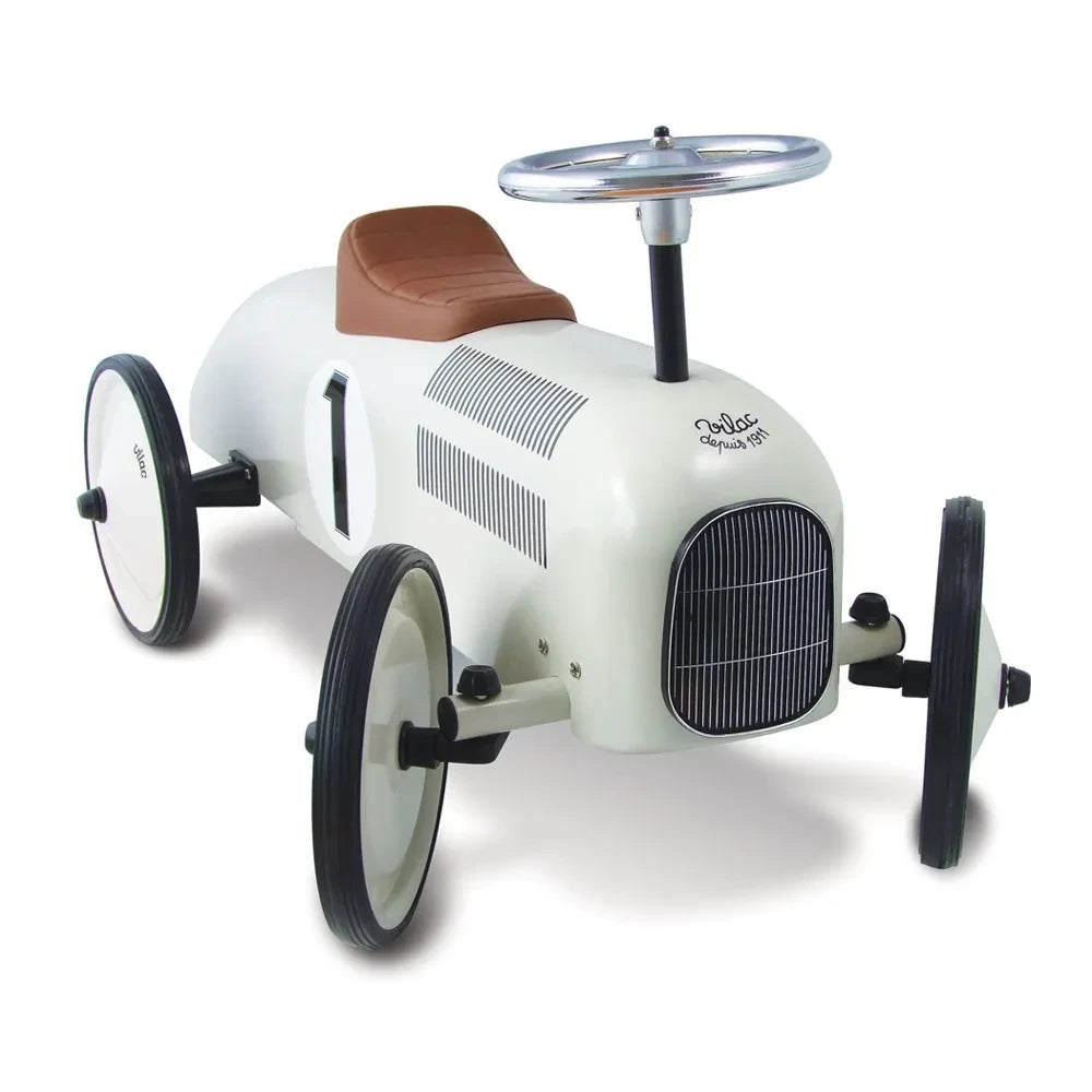 Vilac - Schiebewagen Metallic lackiert | Ecru