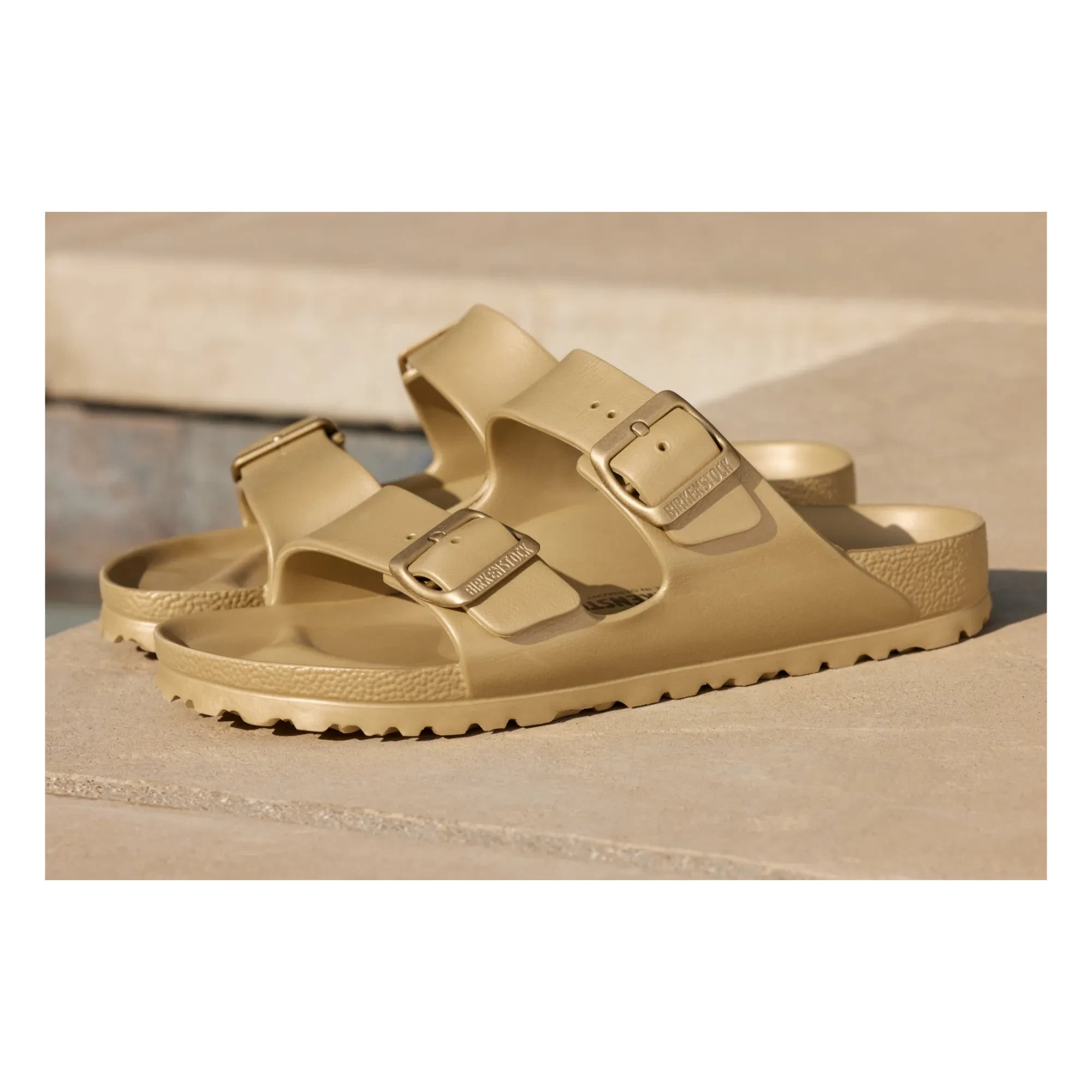 BIRKENSTOCK - Arizona EVA Sandale Schmal | Gold