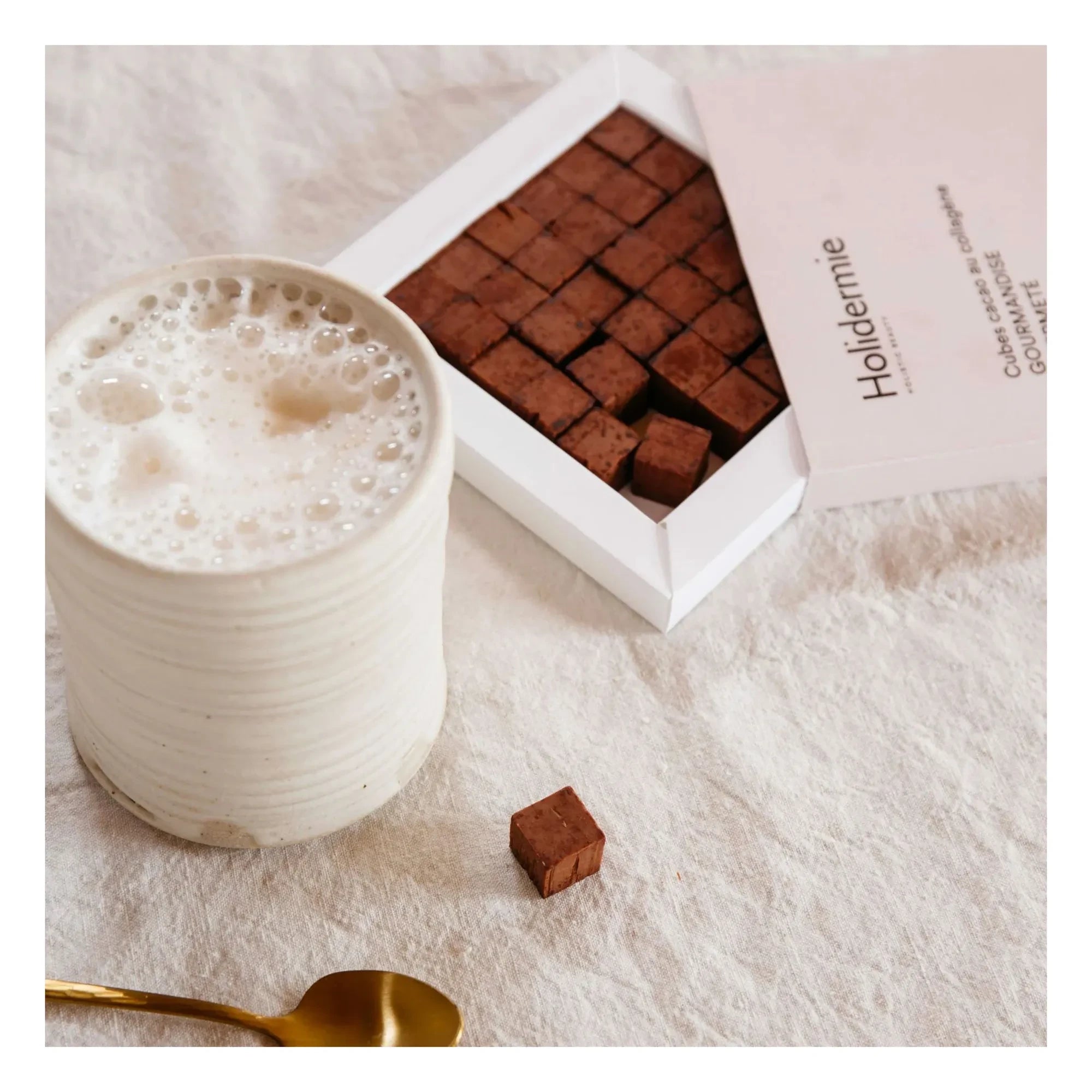 Holidermie – Kollagenangereicherte Kakaowürfel – 135 g