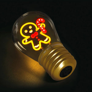 Legami - Lebkuchen Noël Glühbirnen Tischlampe - Bulb Fiction