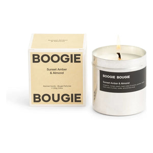 Boogie Bougie - Sunset Amber & Mandel Kerze