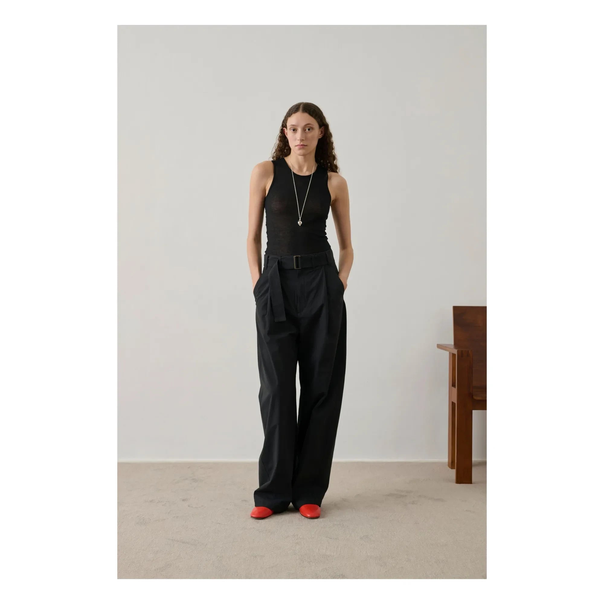 Soeur – Emmett Leder Ballerinas | Rot