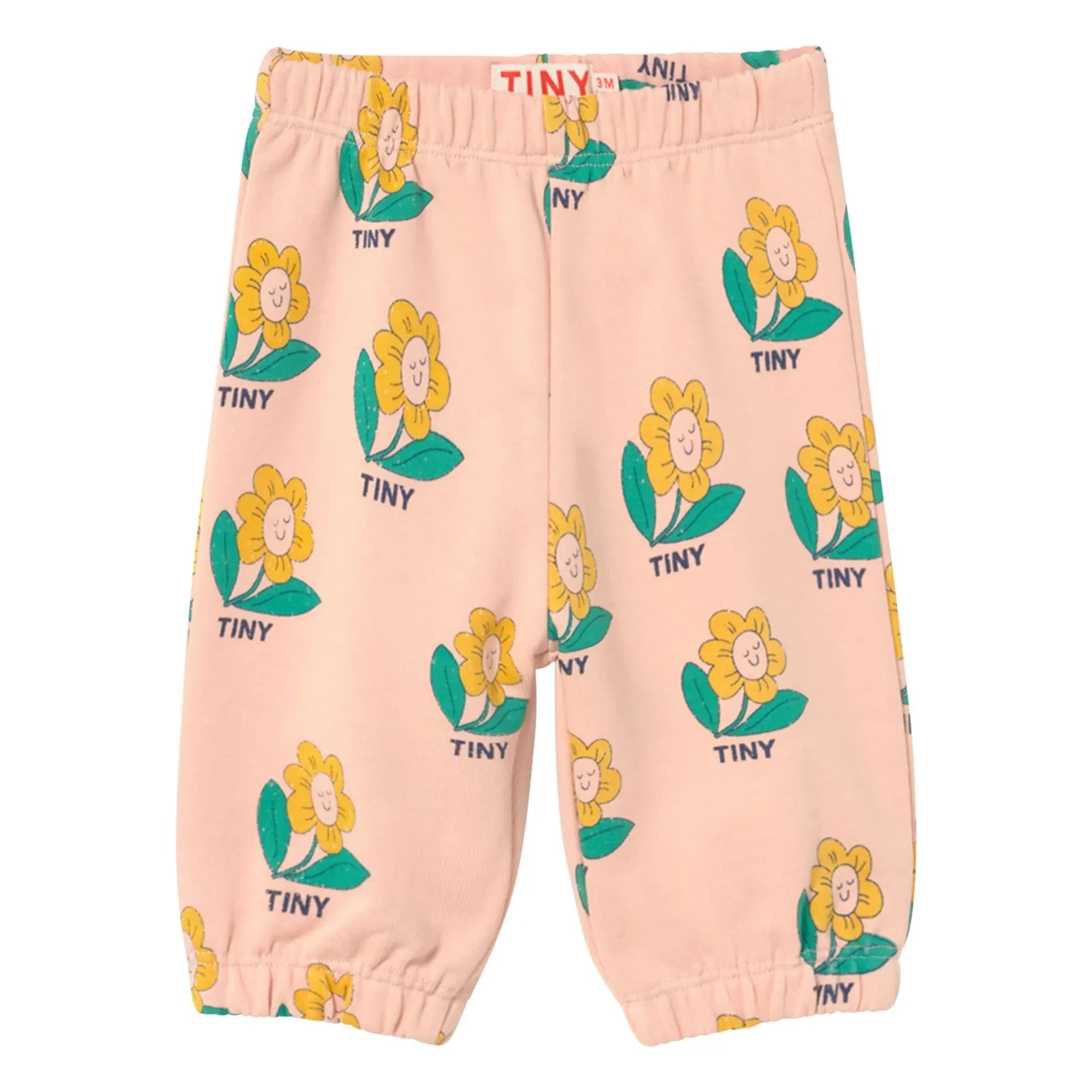 Tinycottons - Jogginghose aus Bio-Baumwolle mit Blumenmuster | Rosa